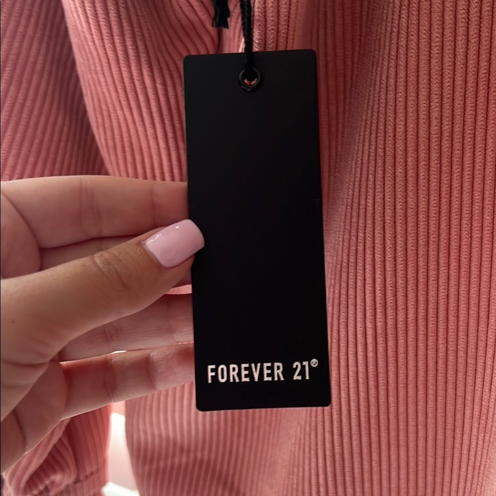 Pink Corduroy Shacket - Picture 6 of 6